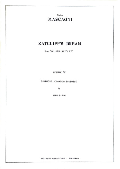 Ratcliff's Dream from "William Ratcliff"