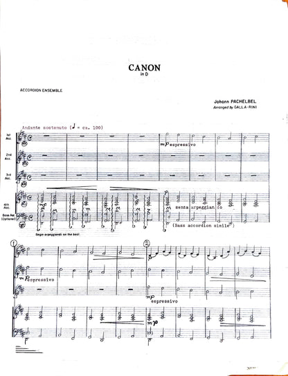 Canon in D