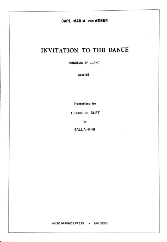 Invitation to the Dance (Rondeau Brillant)  Op.65