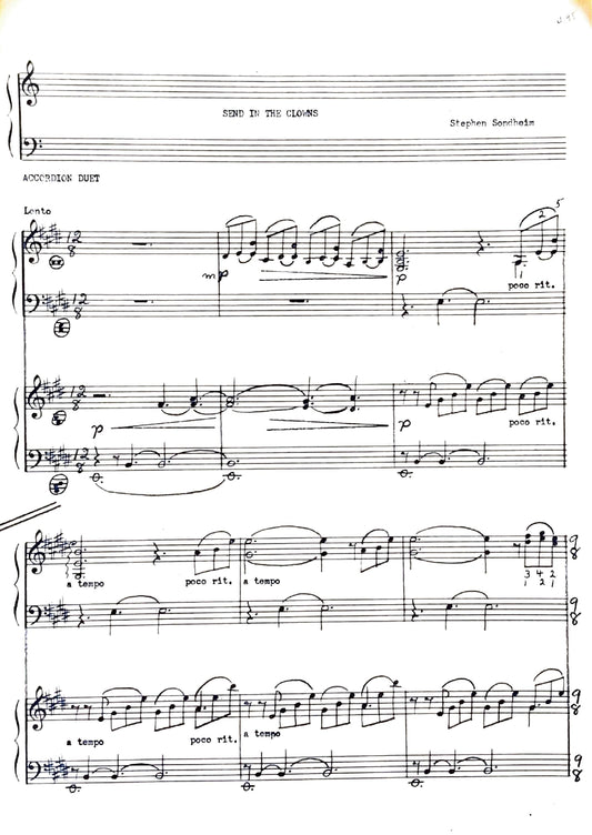 Send in the Clowns (Duet)