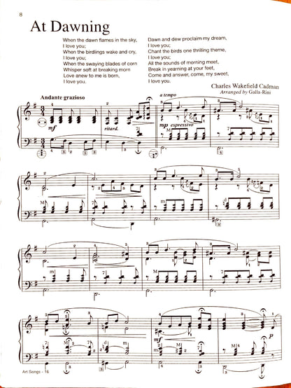 Famous Art Songs eBook Vol.1  accordion arrangements by Anthony Galla-Rini