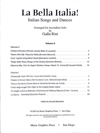 La Bella Italia Volume 2
