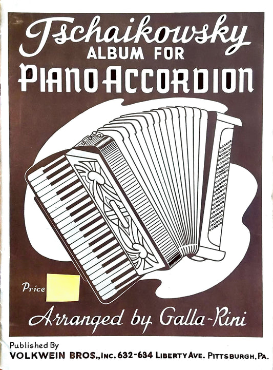 Tchaikovsky eBook Album for Piano Accordion, arranged by Anthony Galla-Rini