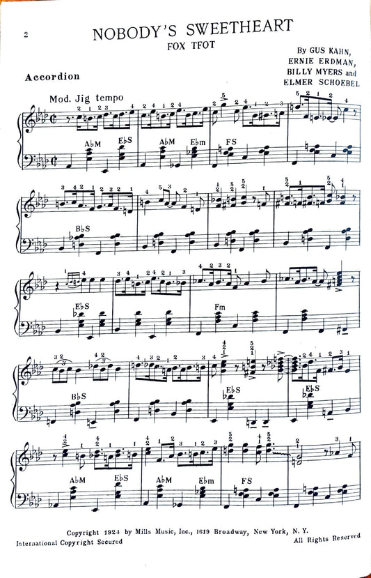 eBook: Modern Hot Piano Accordion Solos No. 2, (Solo accordion with piano accompaniment)