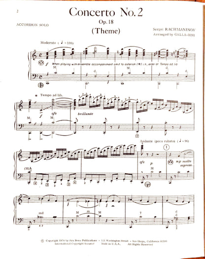 Concerto No. 2 Theme