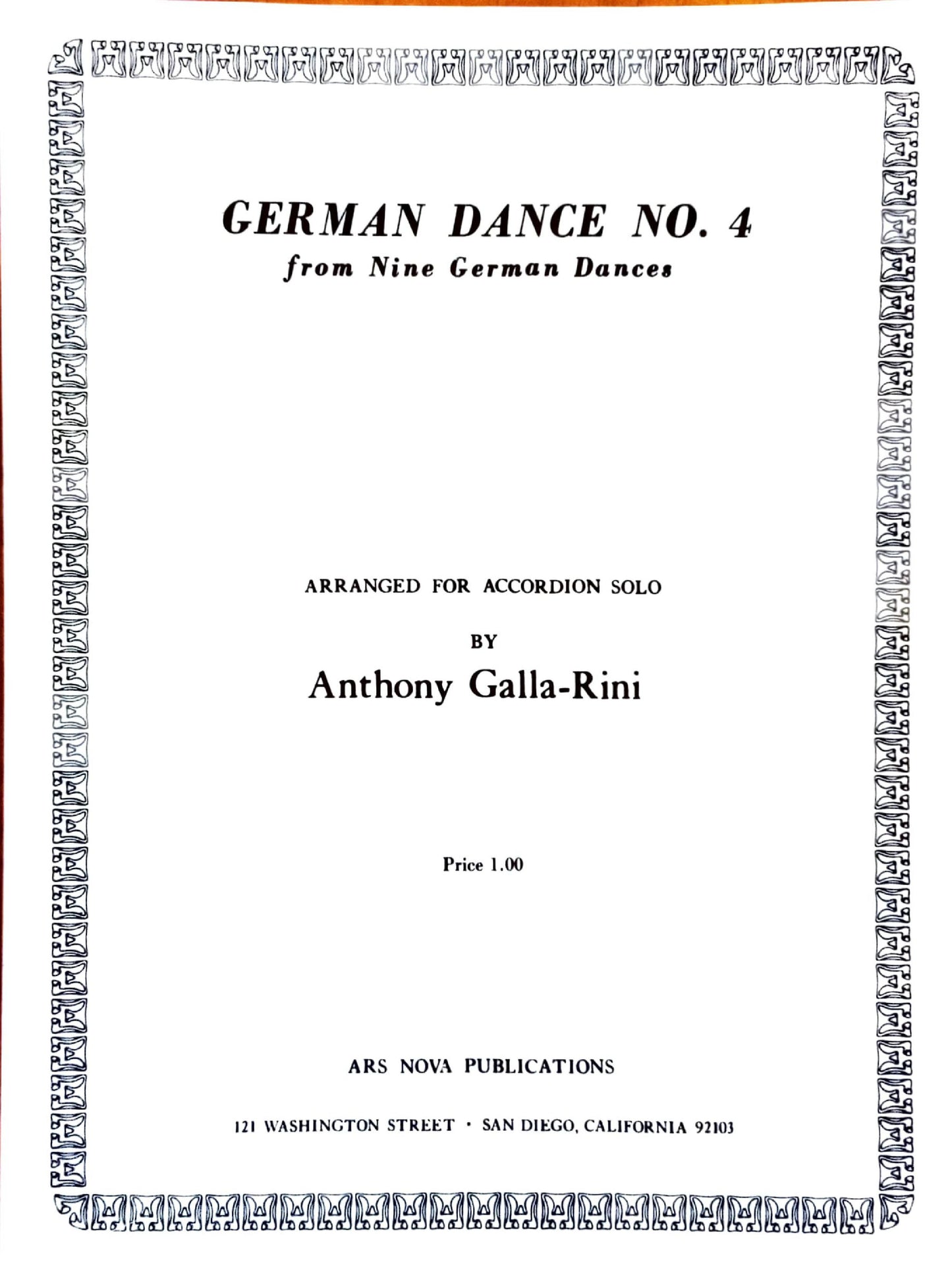 German Dance No. 4