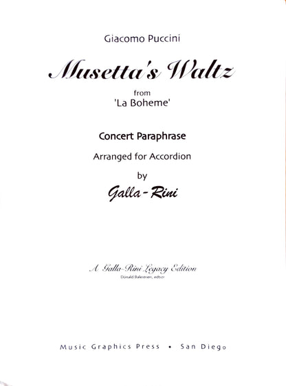 Musetta's Watlz from 'La Boheme'
