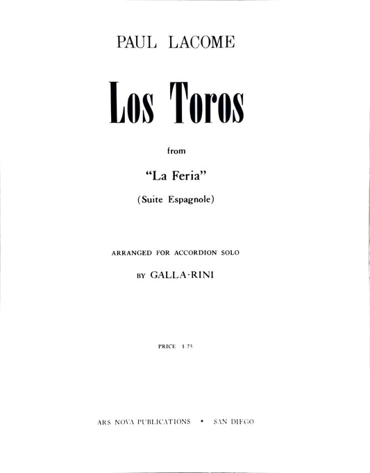 Los Toros from 'La Feria'