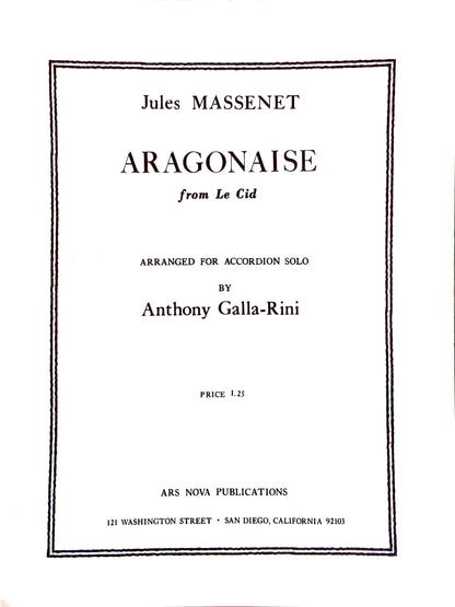 Aragonaise from 'Le Cid'