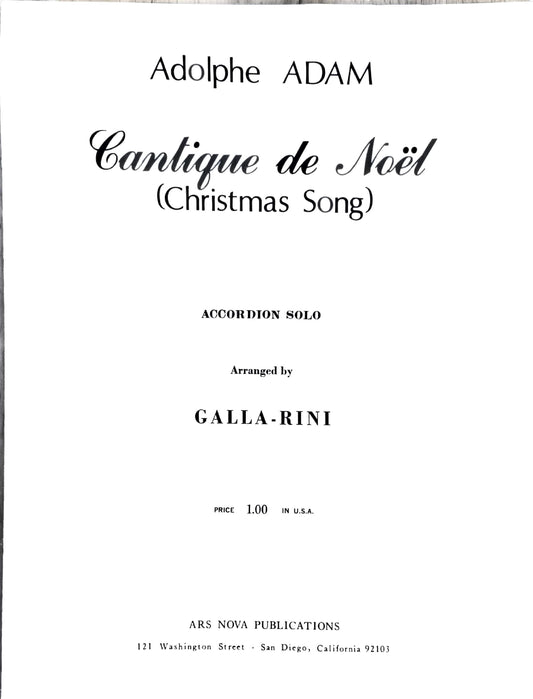 Cantique de Noel (Christmas Song)