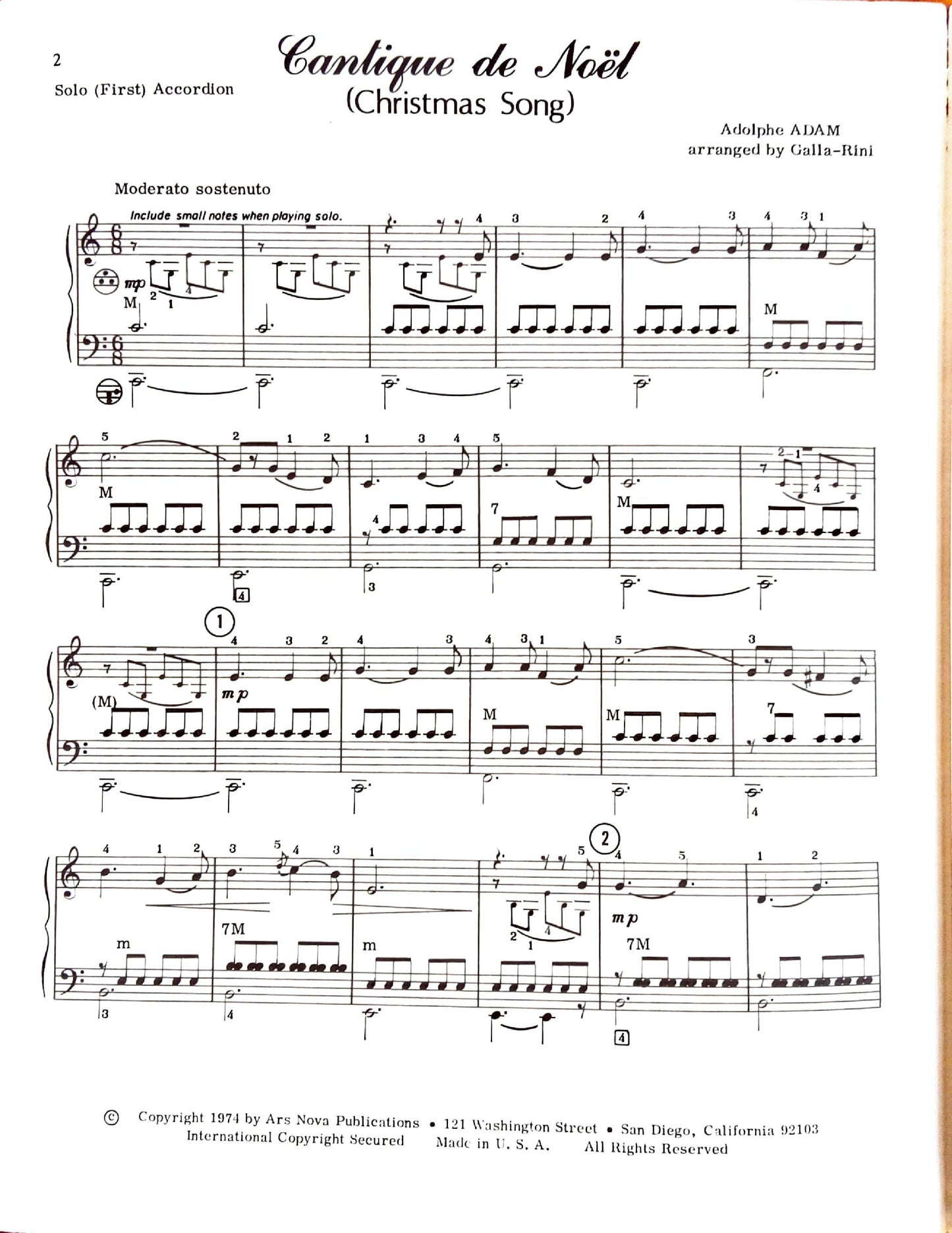 Cantique de Noel (Christmas Song)