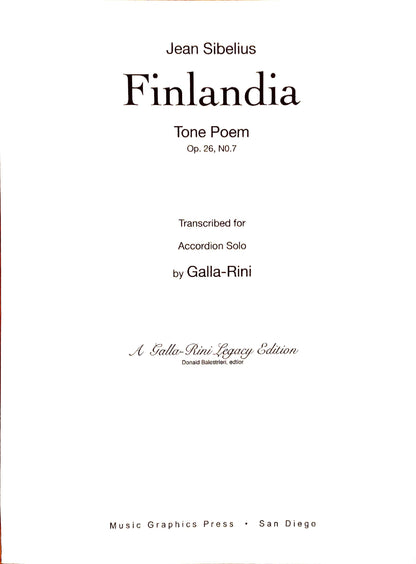 Finlandia Tone Poem Op. 26 No. 7