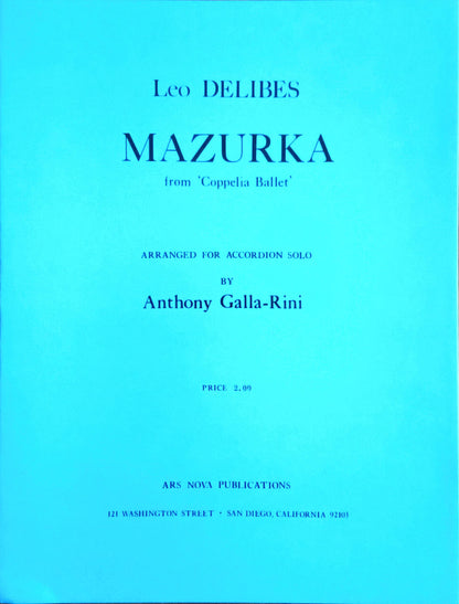 Mazurka from 'Coppelia Ballet'