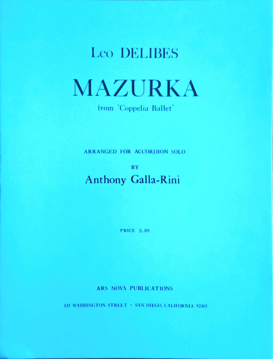Mazurka from 'Coppelia Ballet'