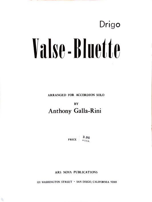 Valse - Bluette