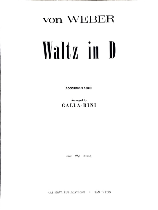 Waltz in D