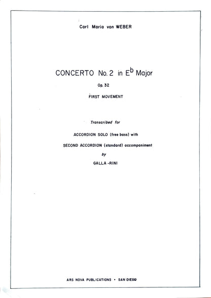 Concerto No. 2 in E Flat Major Op. 32 First Movement (Solo)