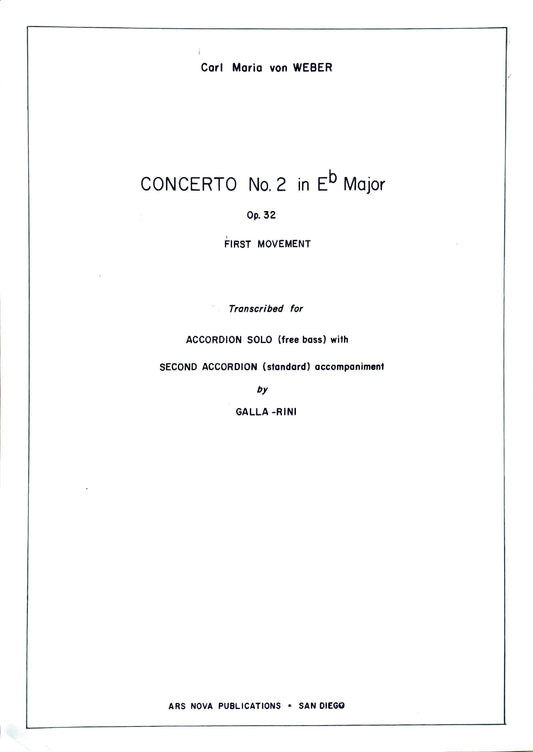 Concerto No. 2 in E Flat Major Op. 32 First Movement (Solo)