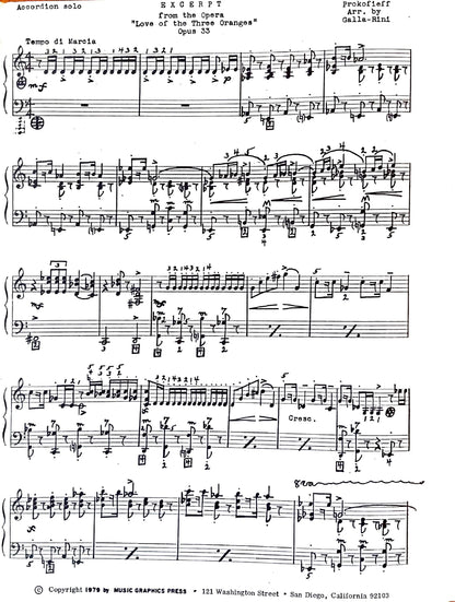 March from 'Love of Three Oranges'
