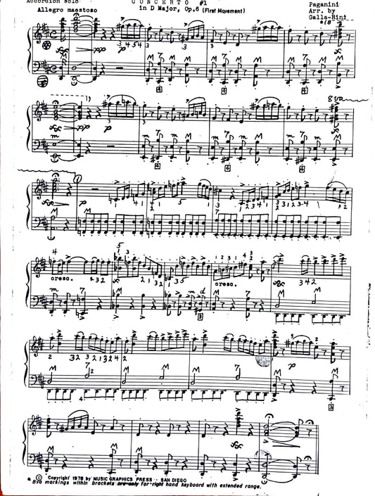 Concerto No. 1 in D Major Op. 6