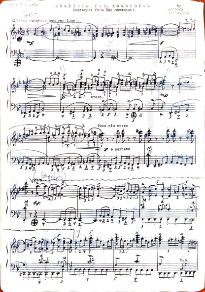 Concerto No. 1 (Excerpts from First Movement)