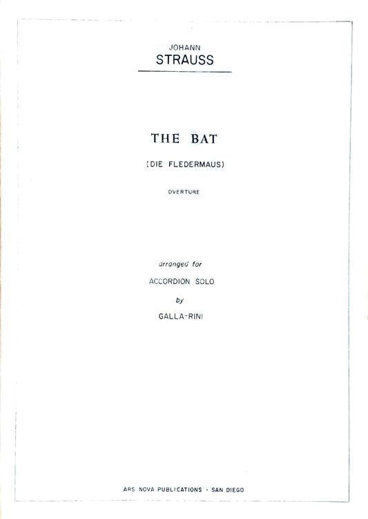 Bat, The (Die Fledermaus)