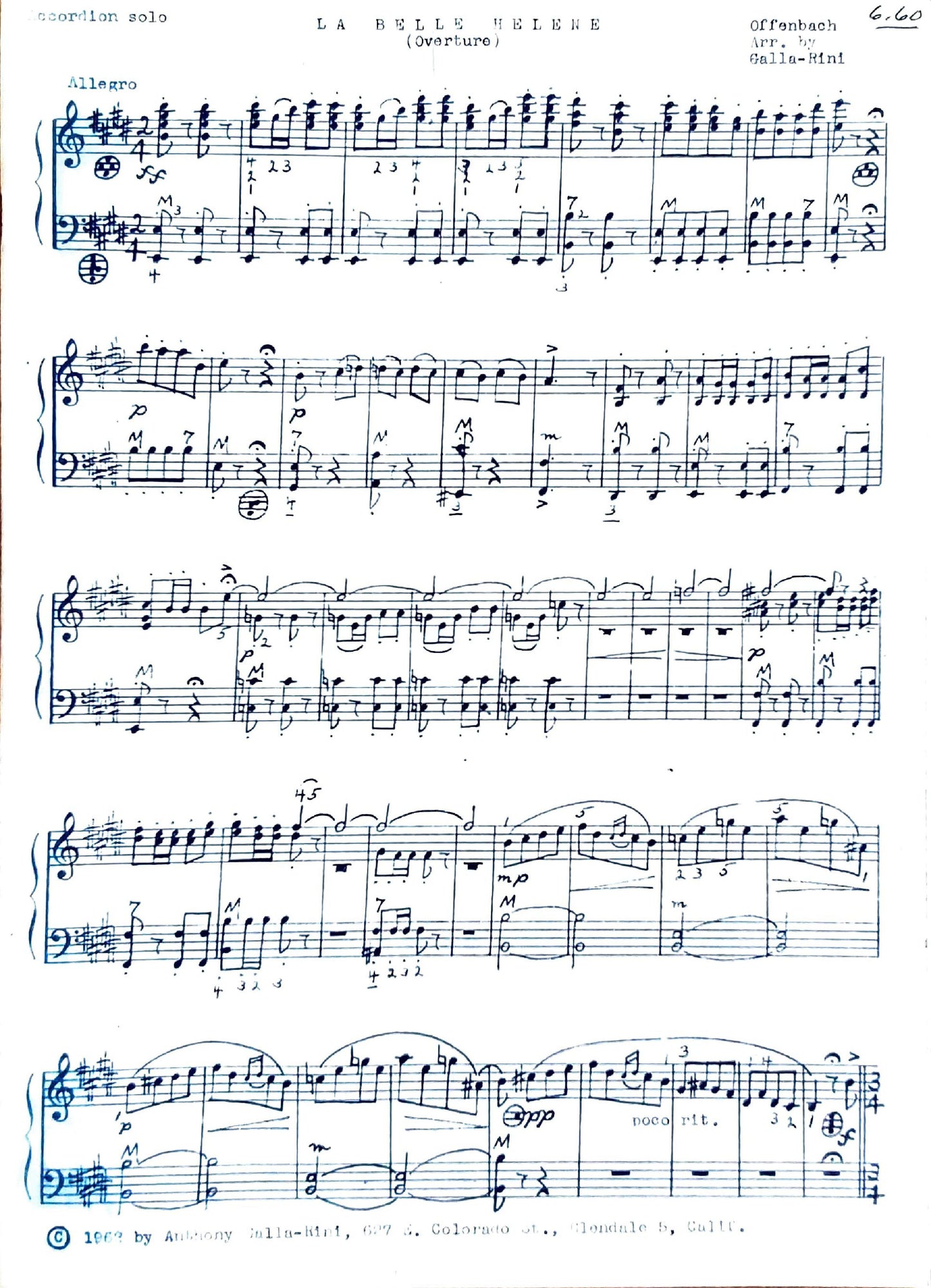 La Bella Helene (Overture)