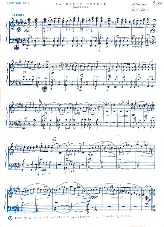 La Bella Helene (Overture)