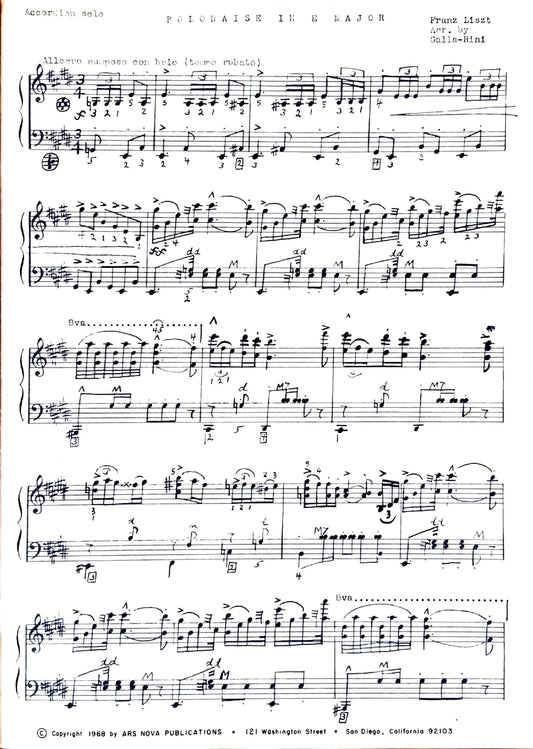 Polonaise in E Major (Solo)