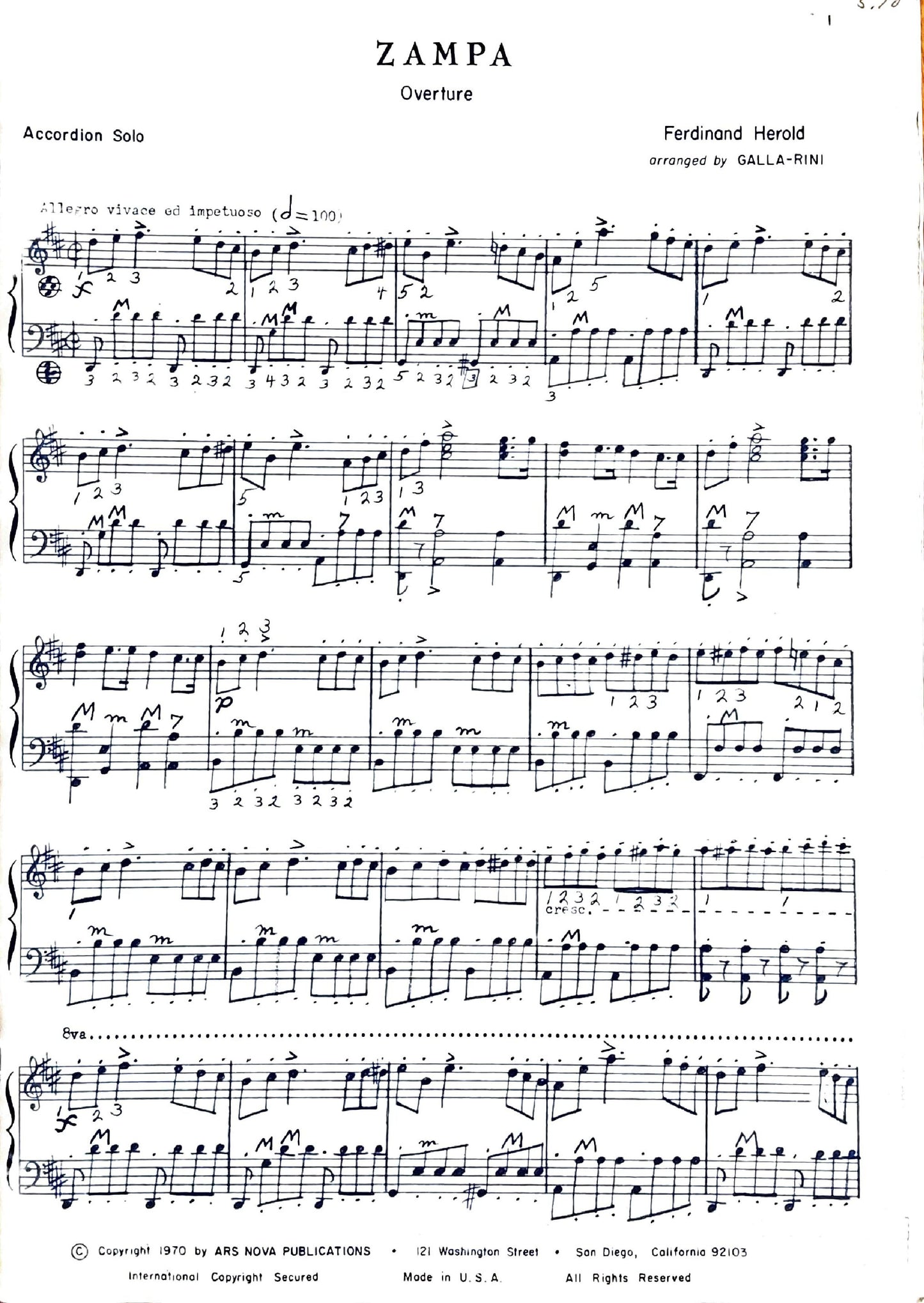 Zampa Overture