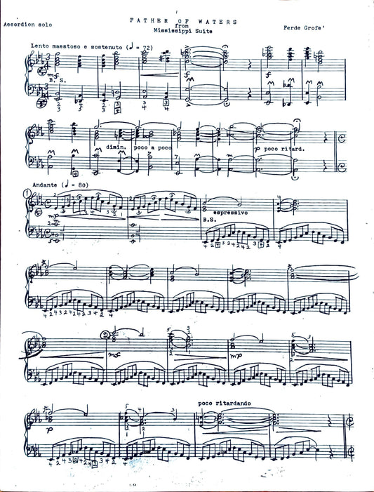 Father of Waters from Mississippi Suite (Solo)