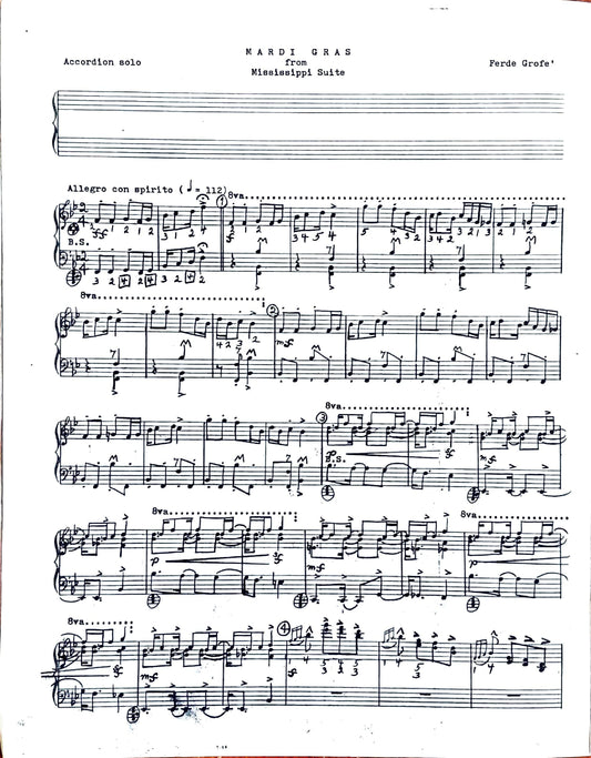 Mardi Gras from Mississipi Suite (Solo)