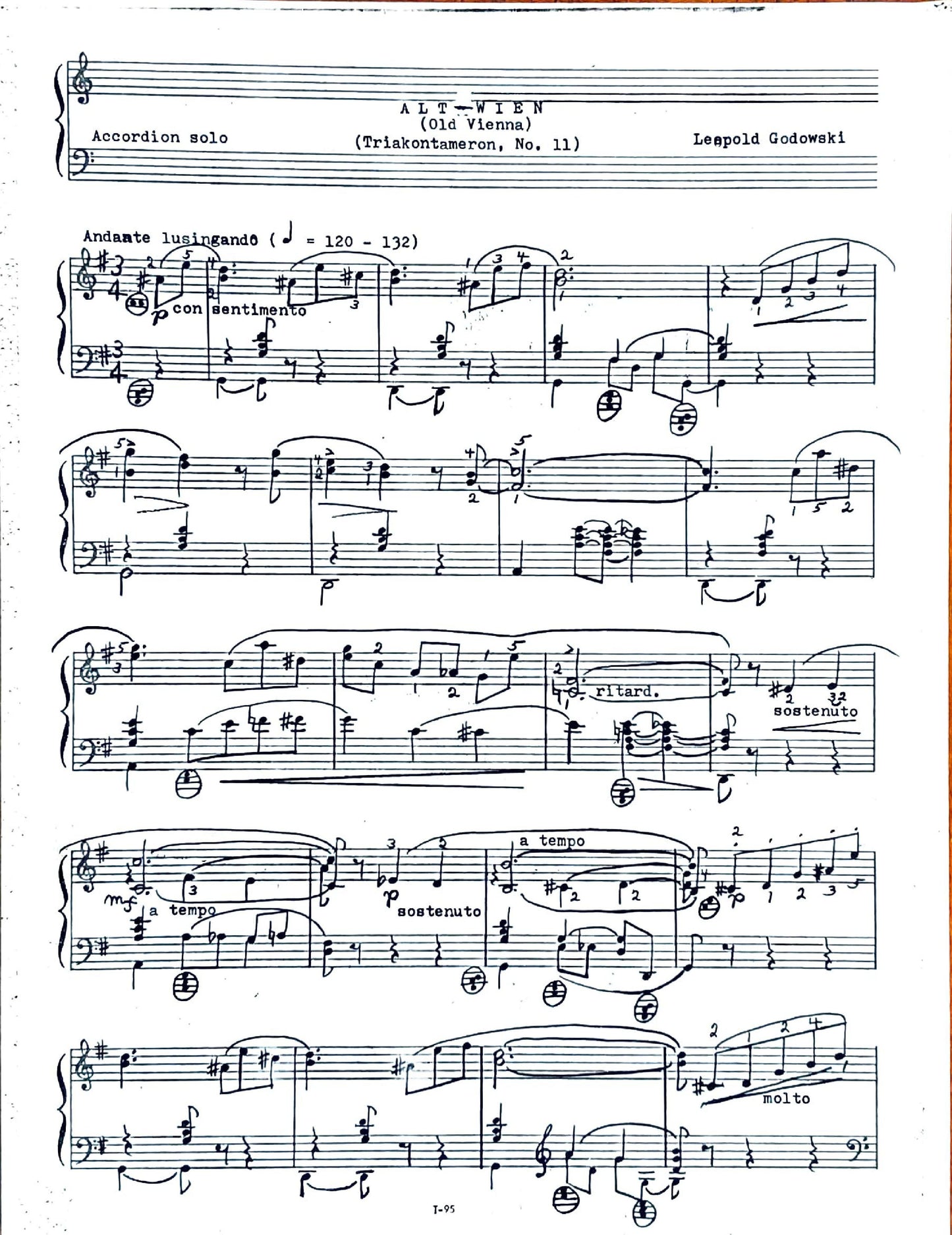 Alt -Wien (Old Vienna) (Solo)