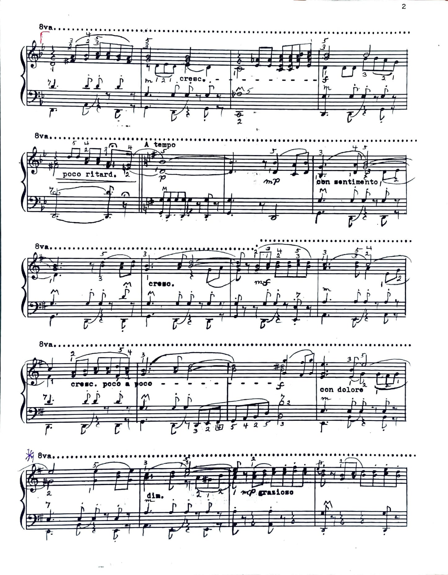 Mama Mia, Che Vo Sape (Mother Always Wants to Know) (Solo)