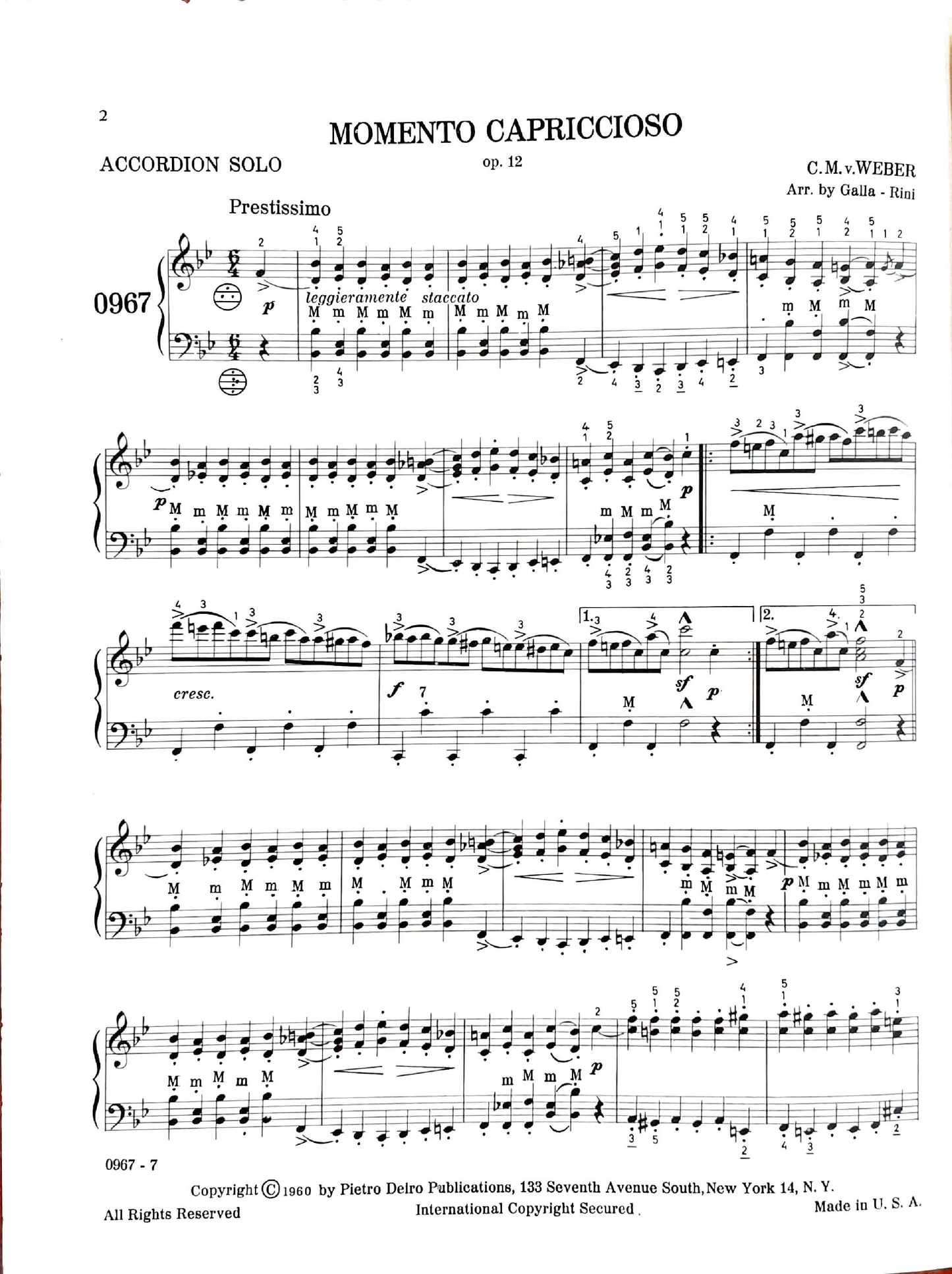 Momento Capriccioso (Solo)