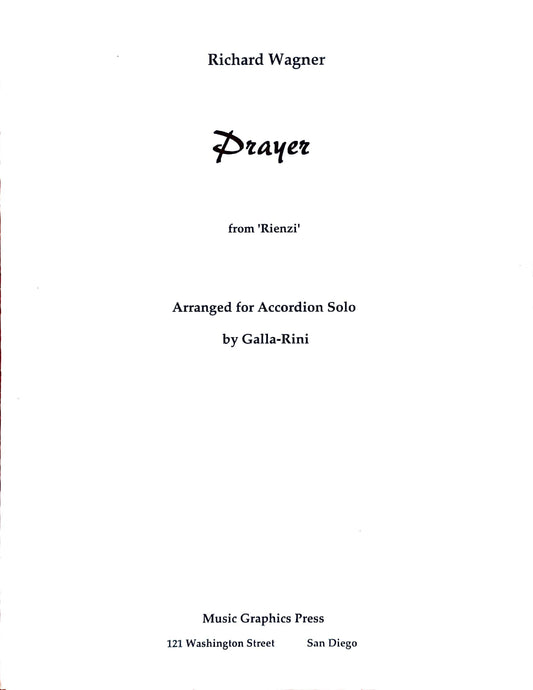 Prayer from Rienzi' (Solo)