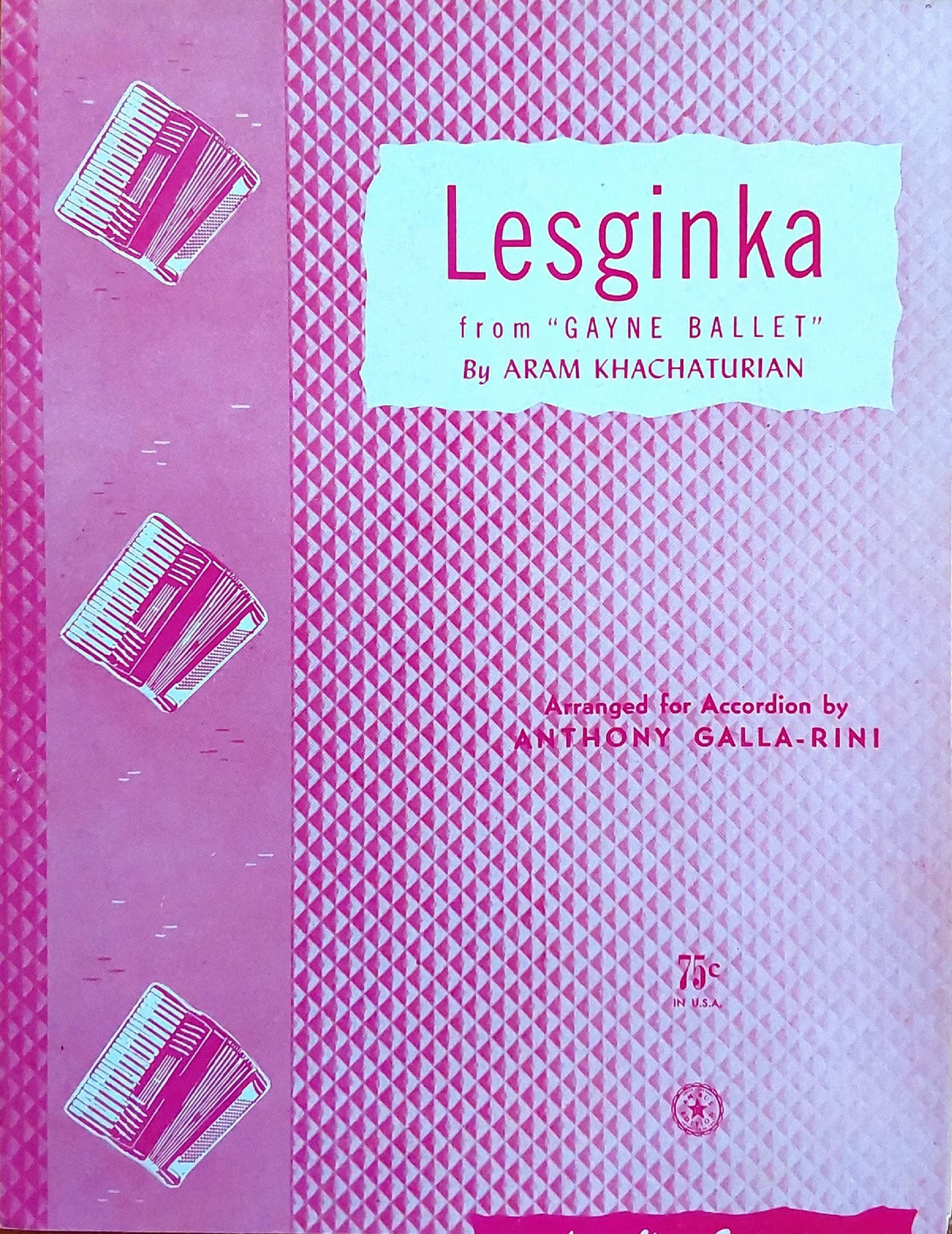 Lesginka from 'Gayne Ballet' (Solo)