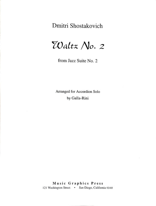 Waltz No. 1 from 'Jazz Suite No. 2' (Solo)