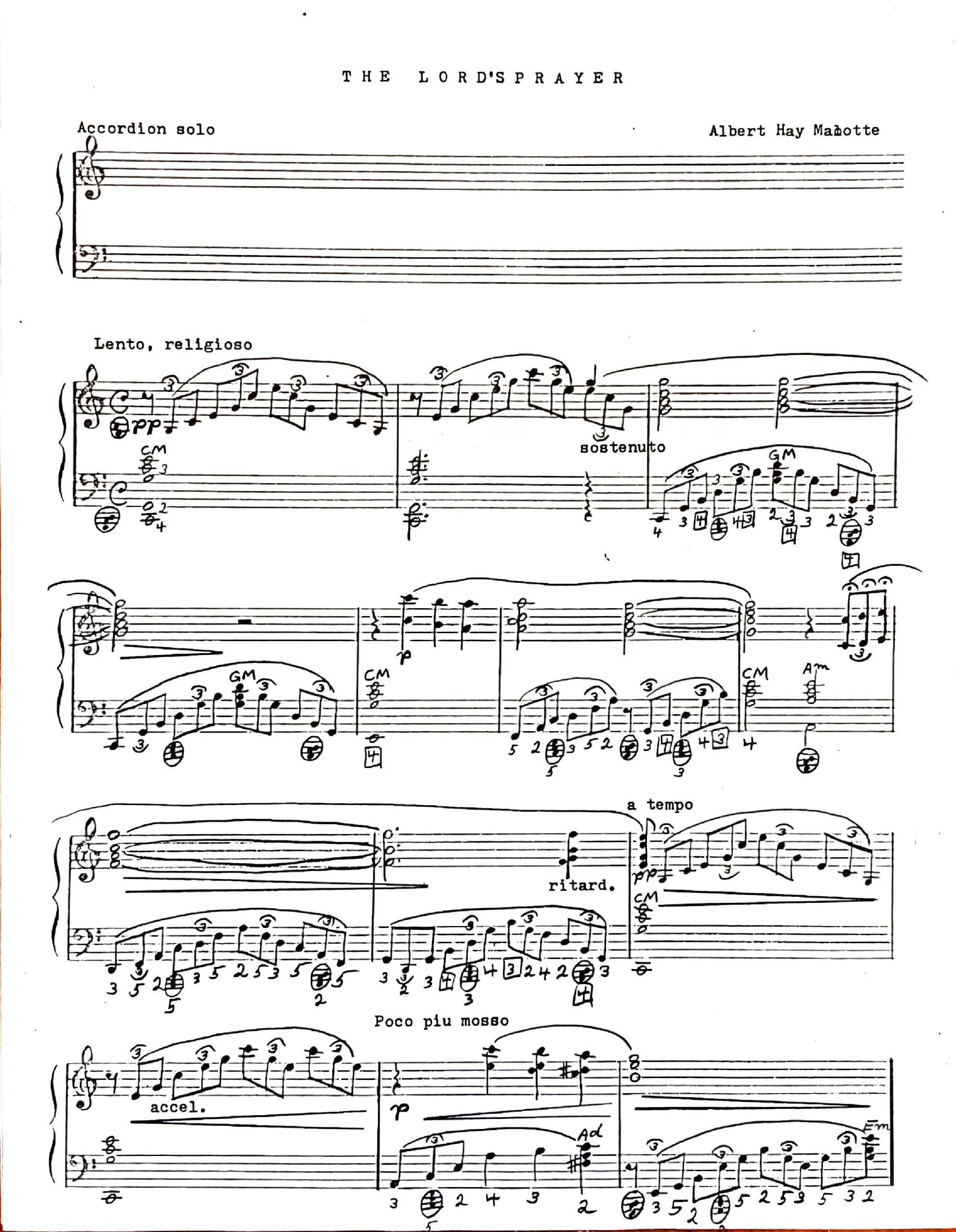 The Lord's Prayer (Solo)