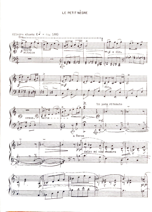 Le Petit Negre (Solo)