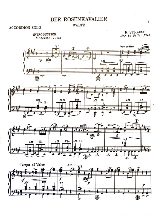 Der Rosenkavalier Waltz (Solo)
