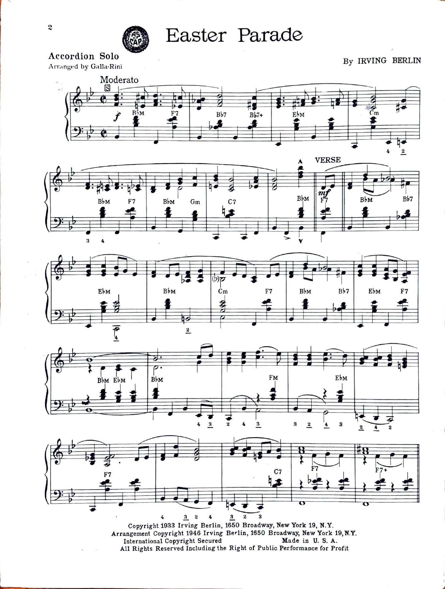 Easter Parade (Solo)