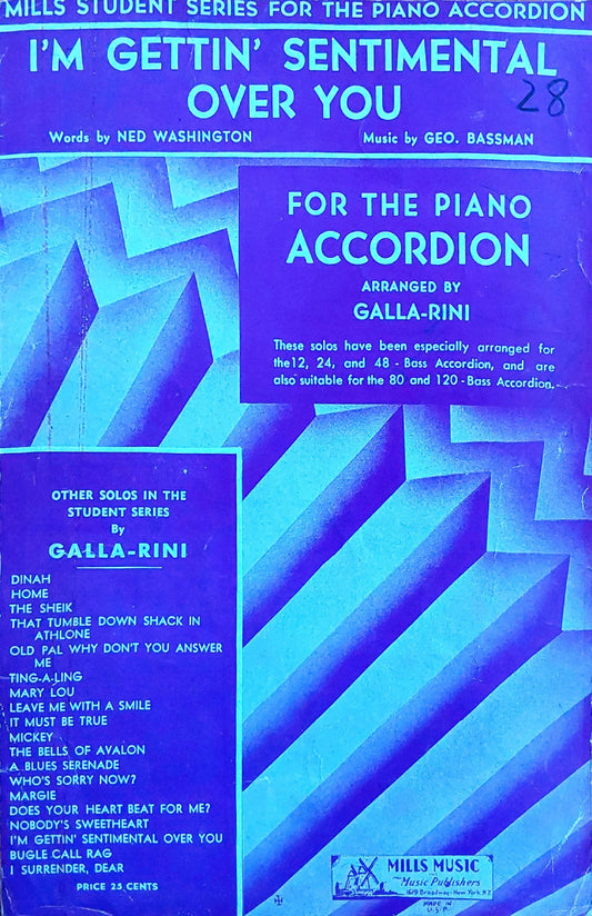 I'm Gettin' Sentimental Over You (Solo)