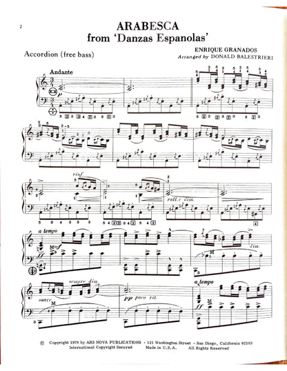 Arabesca from "Danzas Espanolas"