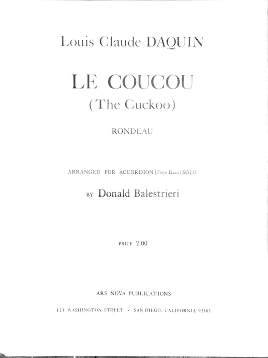 Le Coucou (The Cukoo)