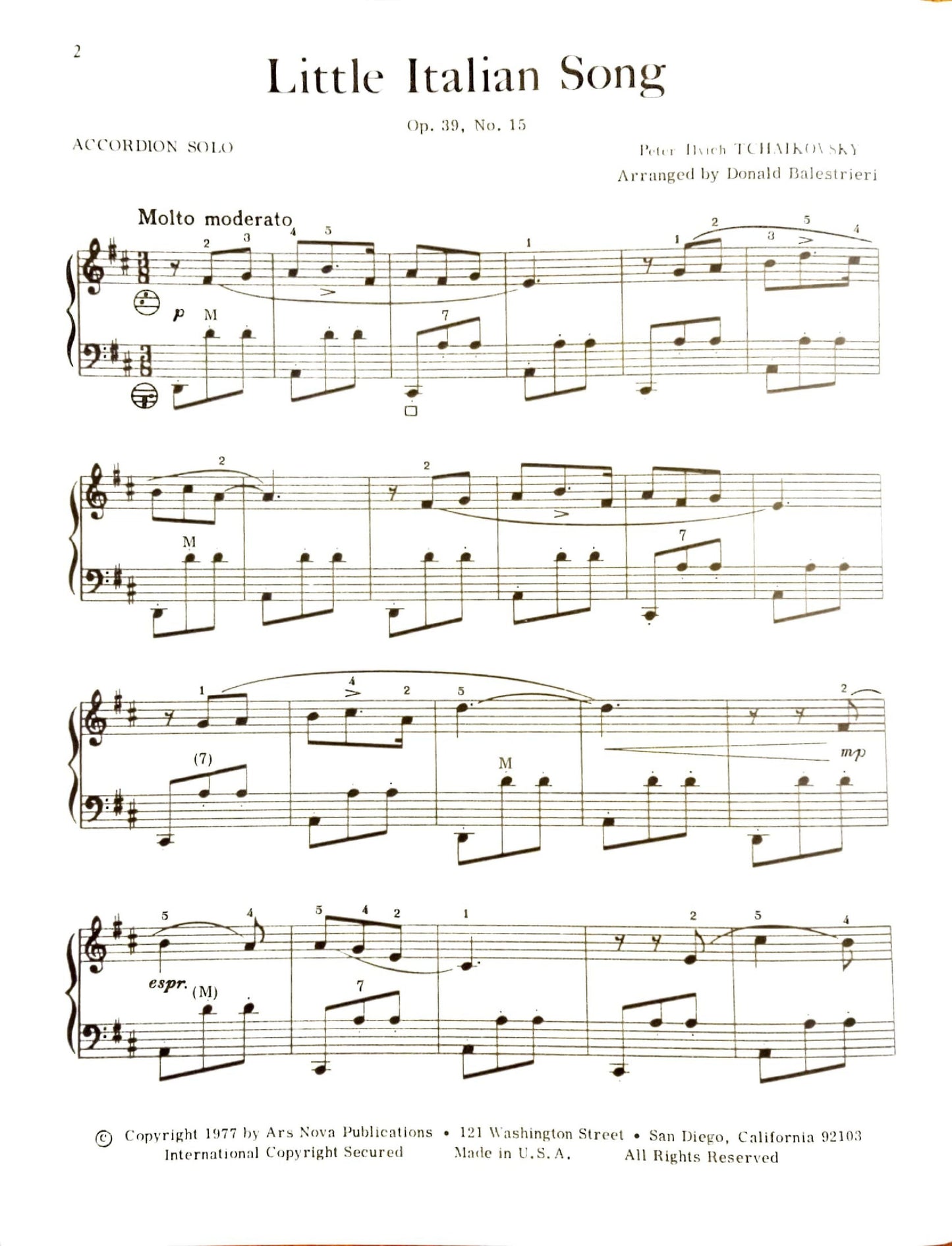 Little Italian Song