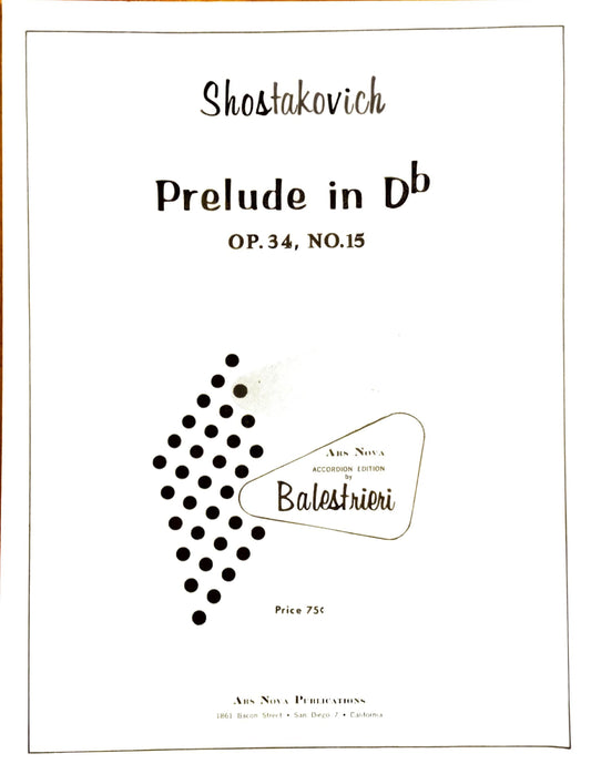 Prelude in D Flat Op. 34, No. 15