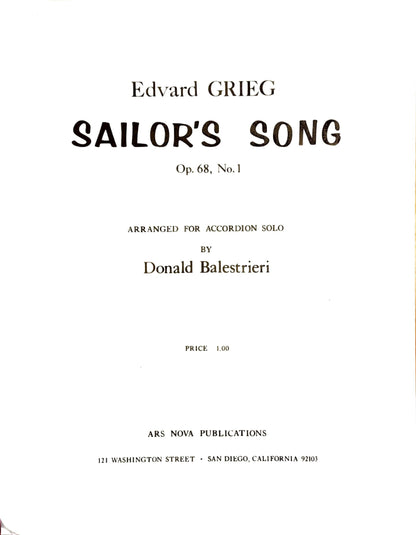 Sailor's Song Op. 68, No.1