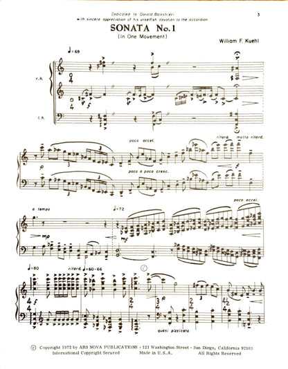 Sonata No. 1 in One Movement