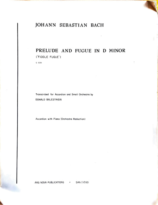 Prelude and Fugue in D Minor
